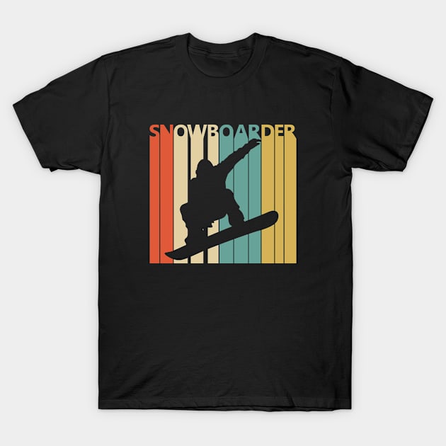 Snowboarder Gifts - Vintage 1980s Snowboarder T-Shirt by GWENT